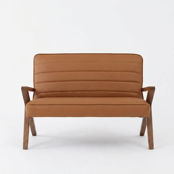 Retrostar Children's 2-Seater Sofa – Premium Leather & Solid Wood