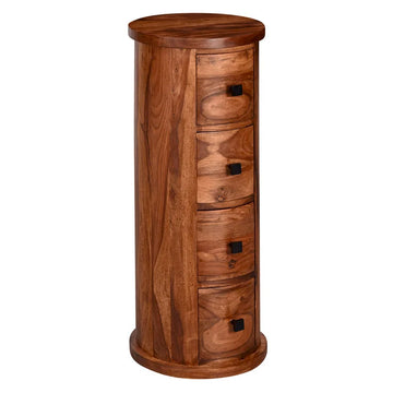 Solid Sheesham Wood Sideboard 85 × 35 cm Natural Finish