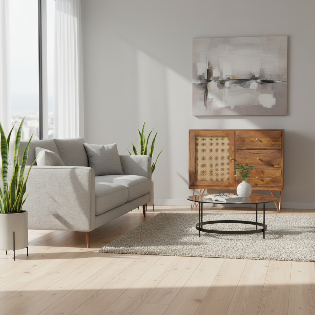 Chest of Drawers Wood Brown Finish