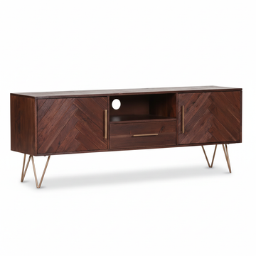Sideboard Wood 167 × 80 cm Brown Finish