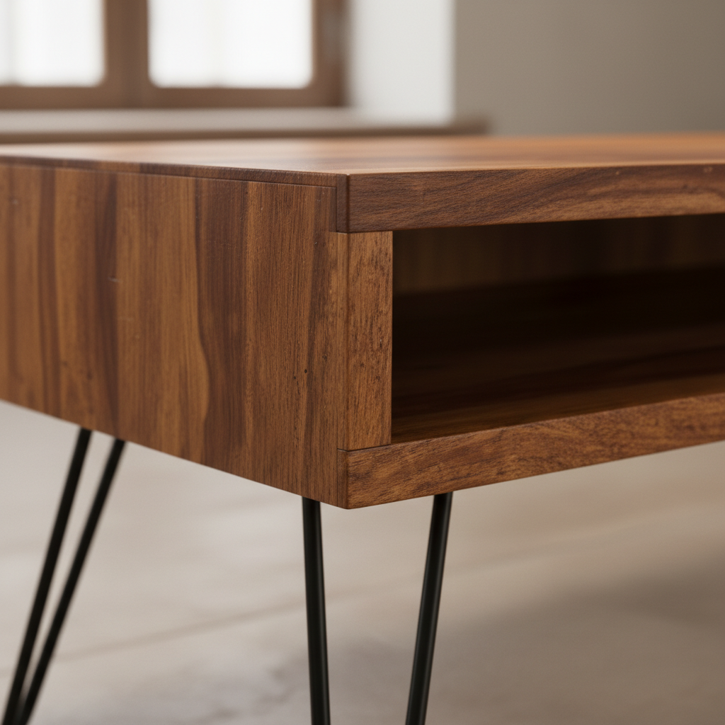 Solid Sheesham Wood Coffee Table 100 × 50 cm Natural Finish