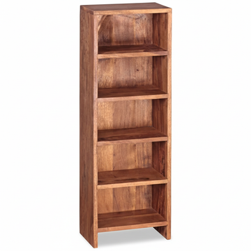 Solid Sheesham Wood Shelving Unit 30 × 90 cm Natural Finish
