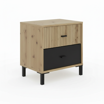 Wooden Side Table 48.2 × 52 × 40 cm Natural Finish