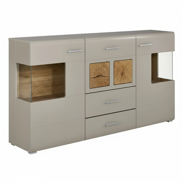 Wooden Sideboard 170 × 94 × 42 cm Natural Finish