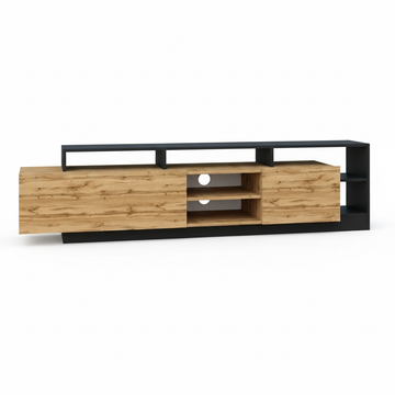 Grande credenza in legno 265 × 203 × 43.8 cm Finitura naturale
